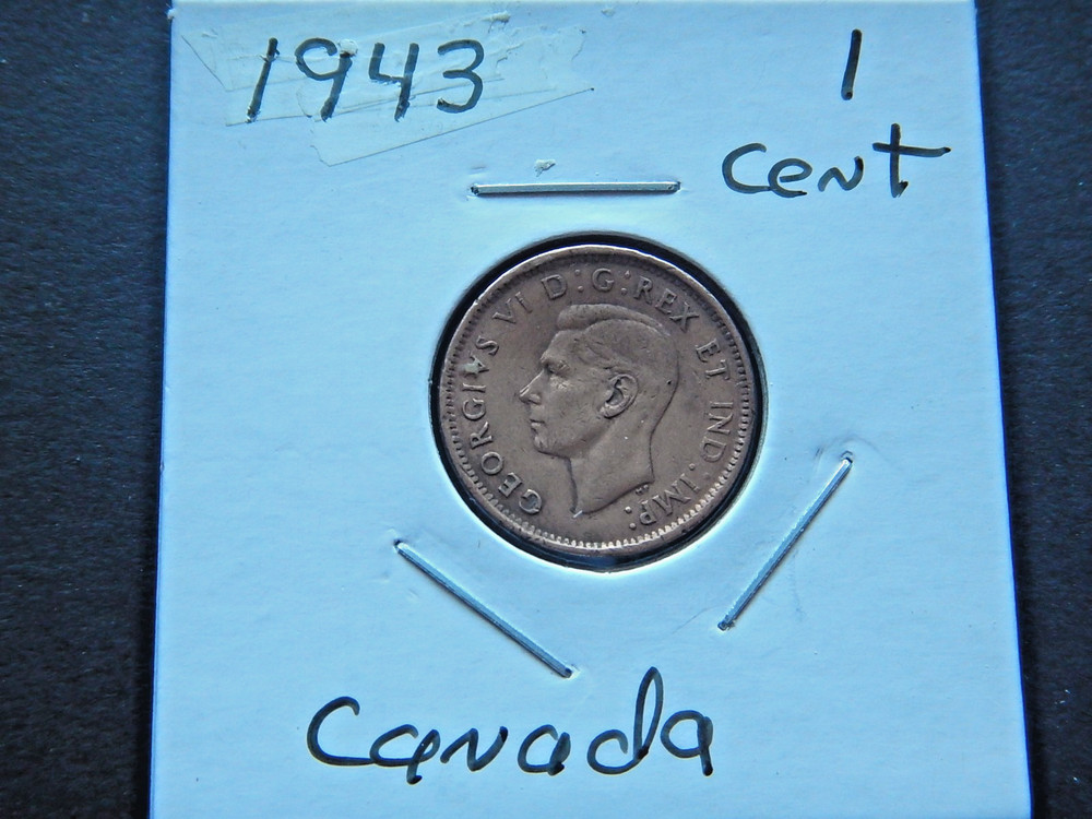 1943 Canadian (1 Cent) Penny