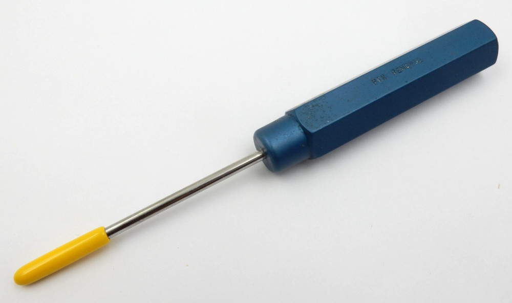STANDARD BLUE ANODIZED HANDLE CABLE ASSEMBLY PIN REMOVAL TOOL