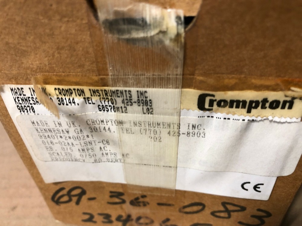 Meter, Crompton, 016-02AA-LSNT-C6