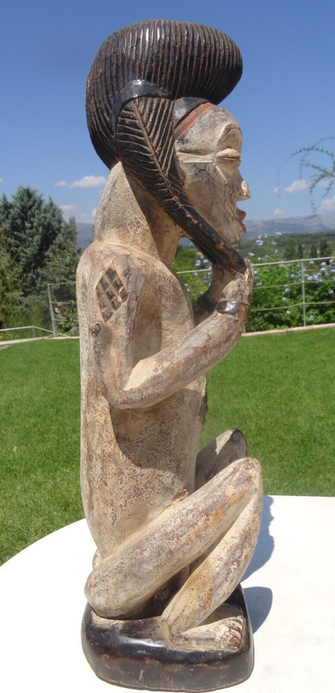 Punu Statue 62 cm Gabon African Art