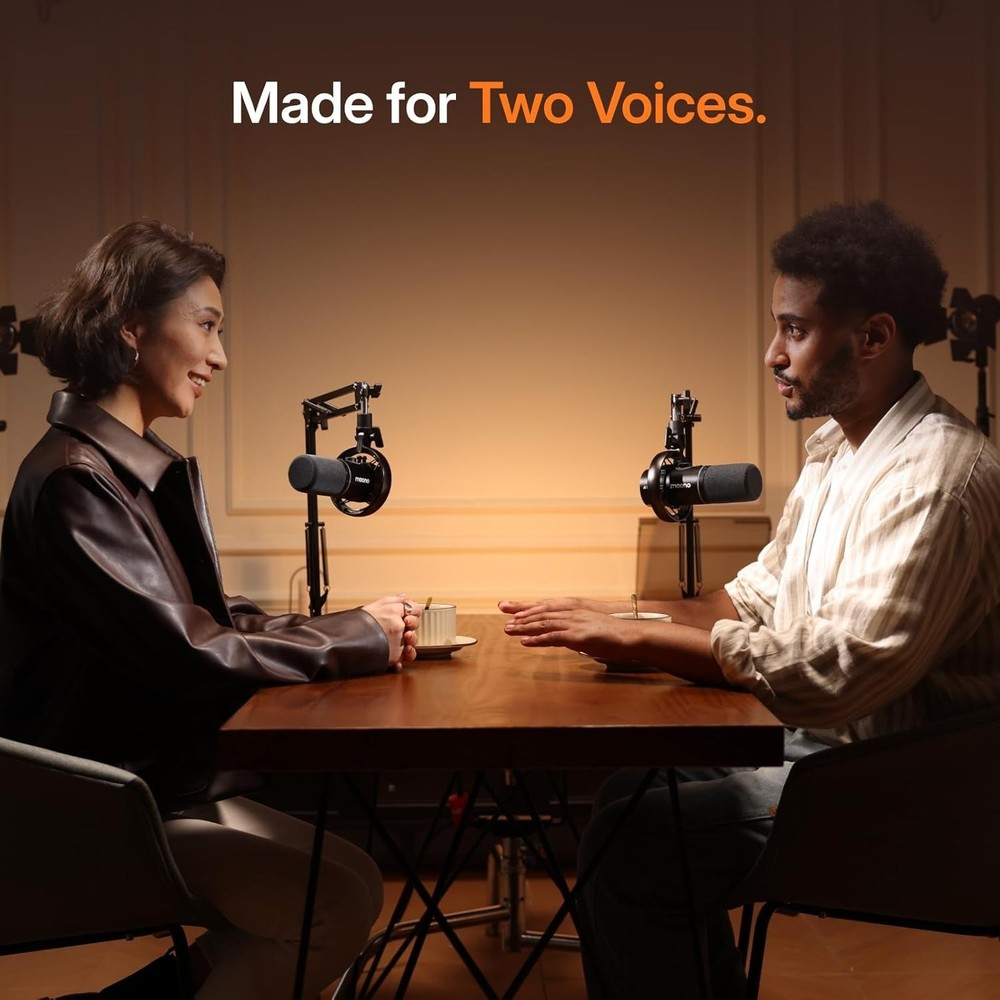 MAONO PD200W Hybrid Wireless Podcast Microphone for PC