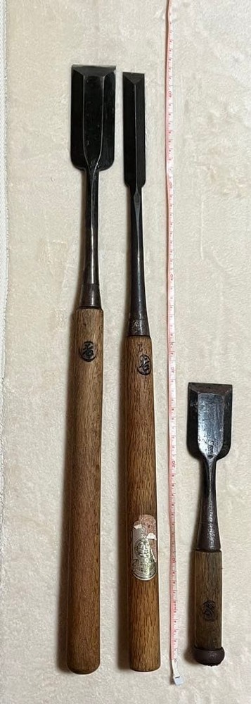 Chisel Set 3pc Woodworking Tools Vintage Hand Tools Beginner Ready Today
