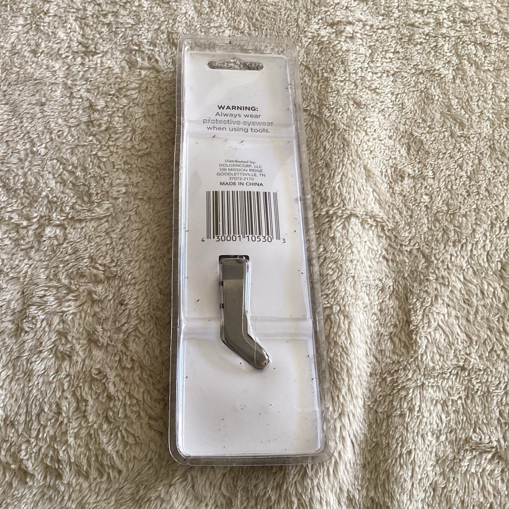Stainless folding utility knife no DG hardware