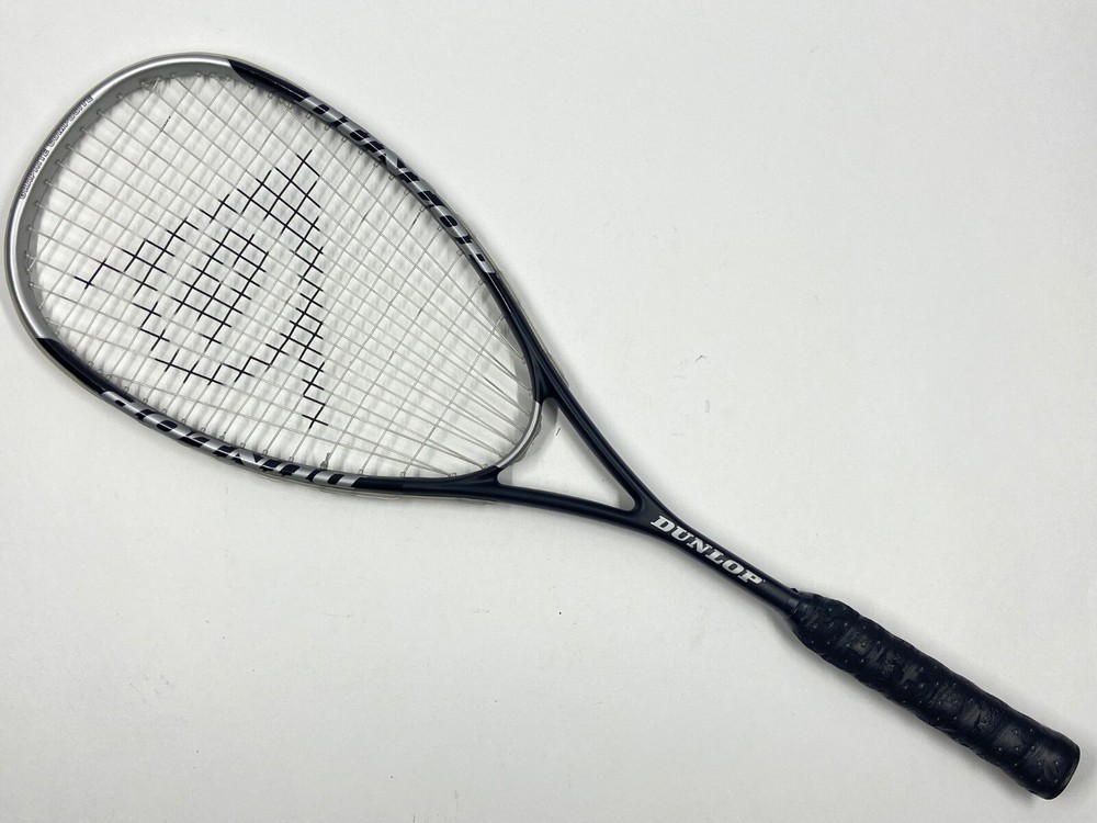 Dunlop Max Plus Ti Squash Racket And Bag. Graphite Composite. Great Shape.