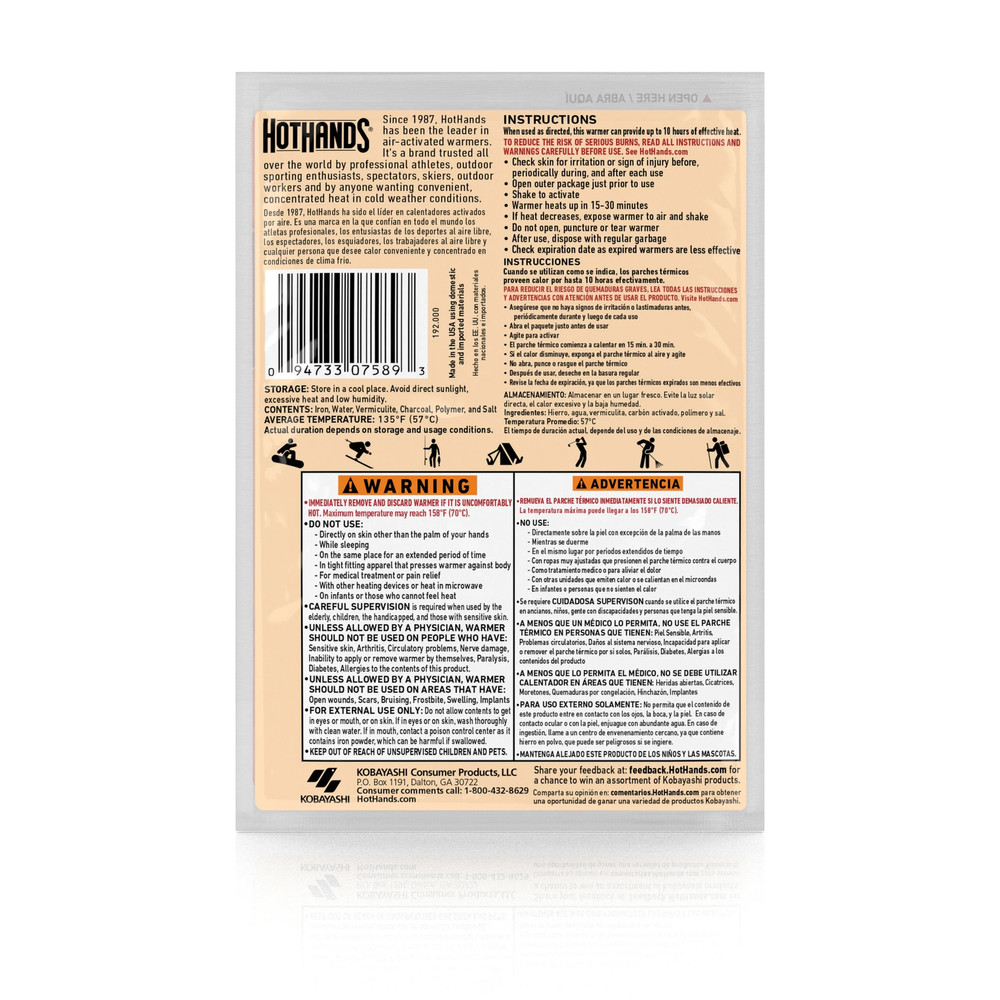 Hothands Hand Warmers, 2 Pair Pack