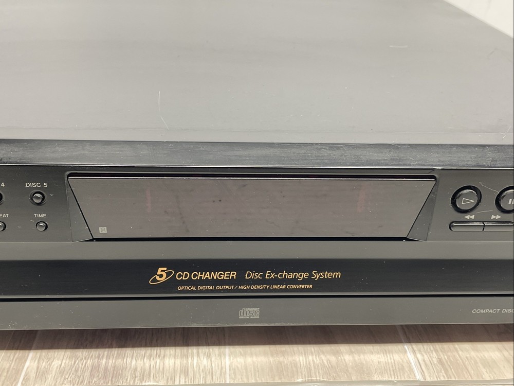 Sony CDP-CE375 5-Disc CD Changer Player No Remote