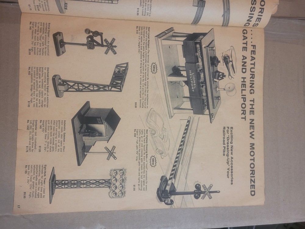 Vintage Lionel Train Catalogs