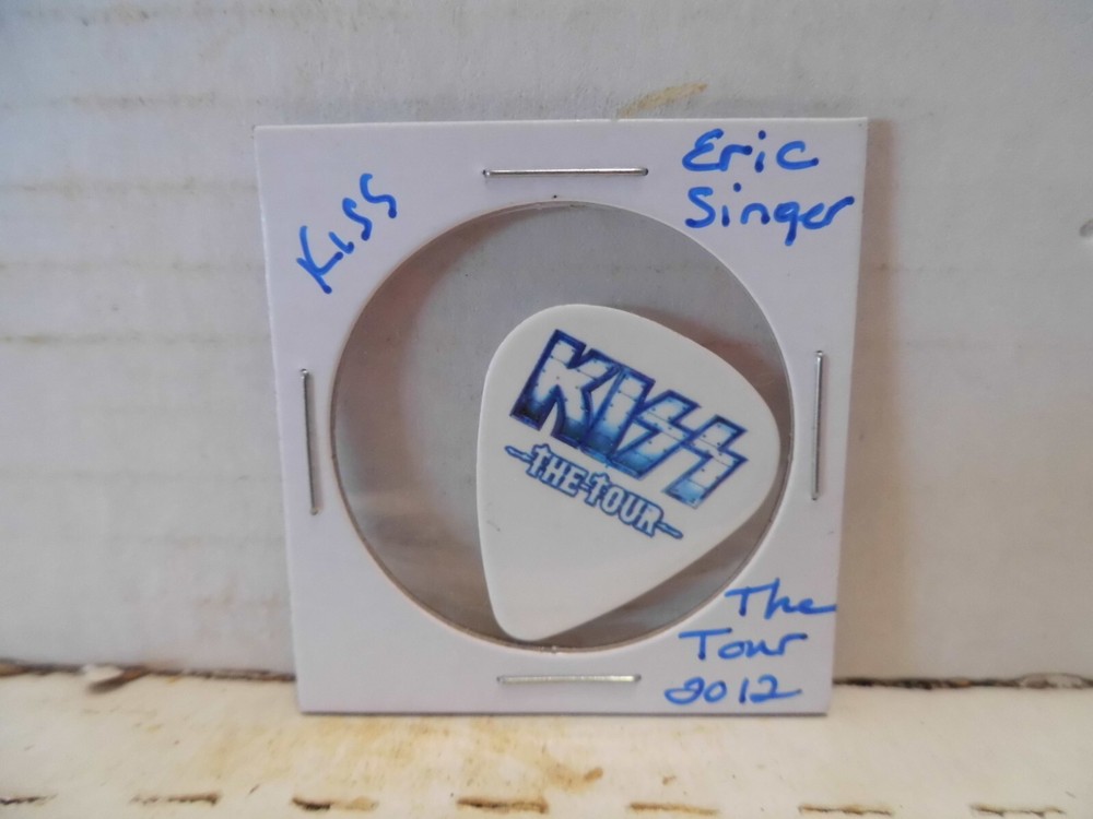 KISS "ERIC SINGER" 2012 TOUR GUITAR PICK~READ DESCRIPTION (18~11)