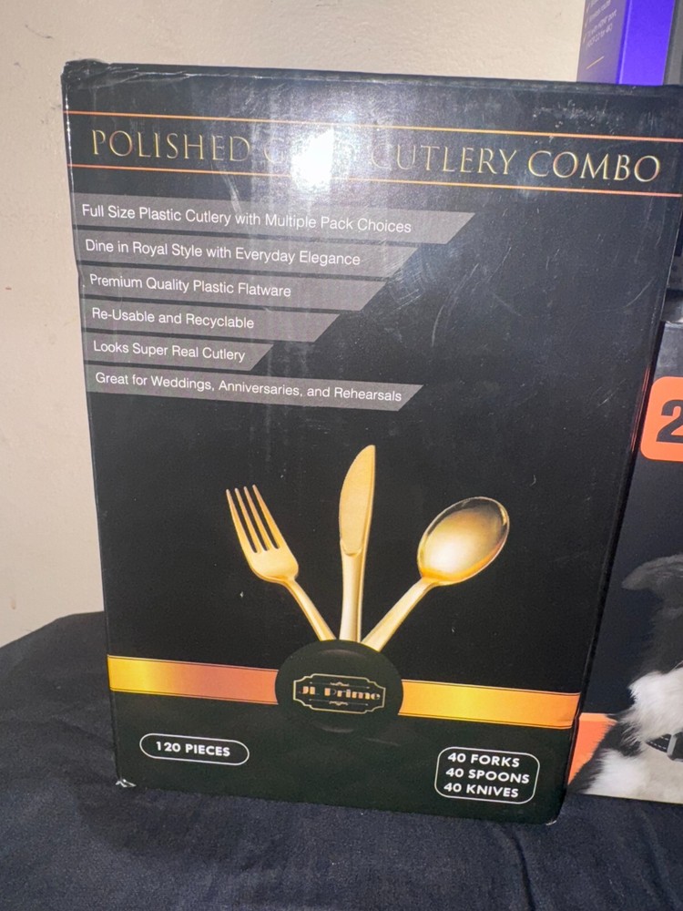 Golden Grace: Polished Dinnerware Collection