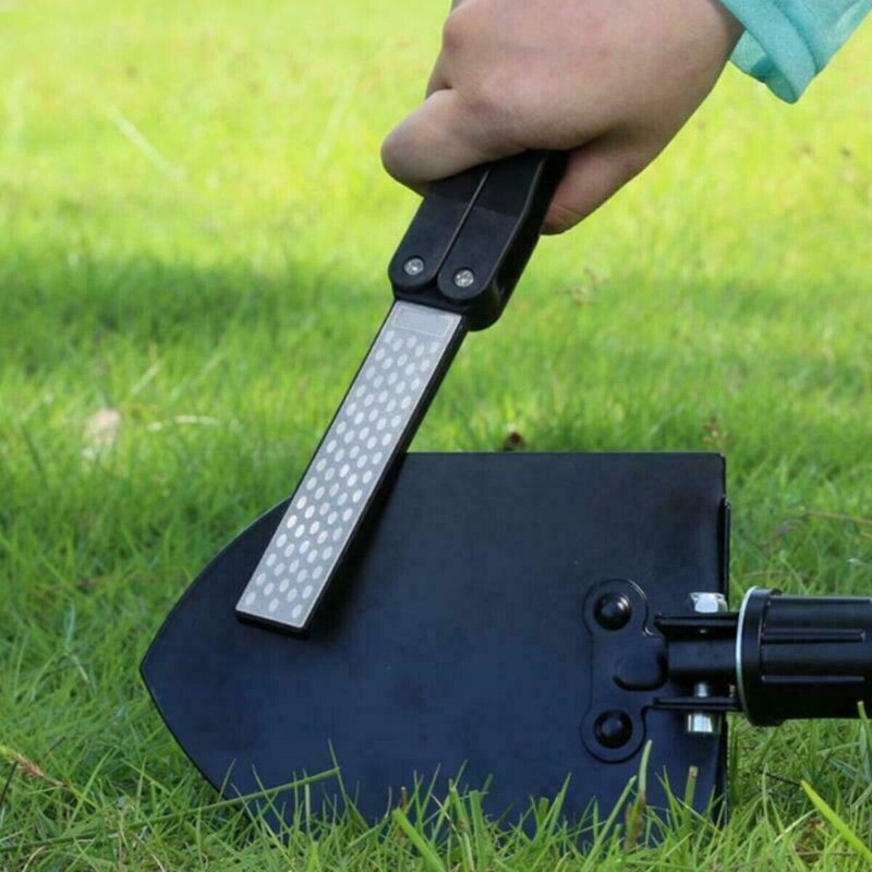 Portable Double-sided Fold Pocket Sharpener Diamond Knife Sharpening Stone Tools