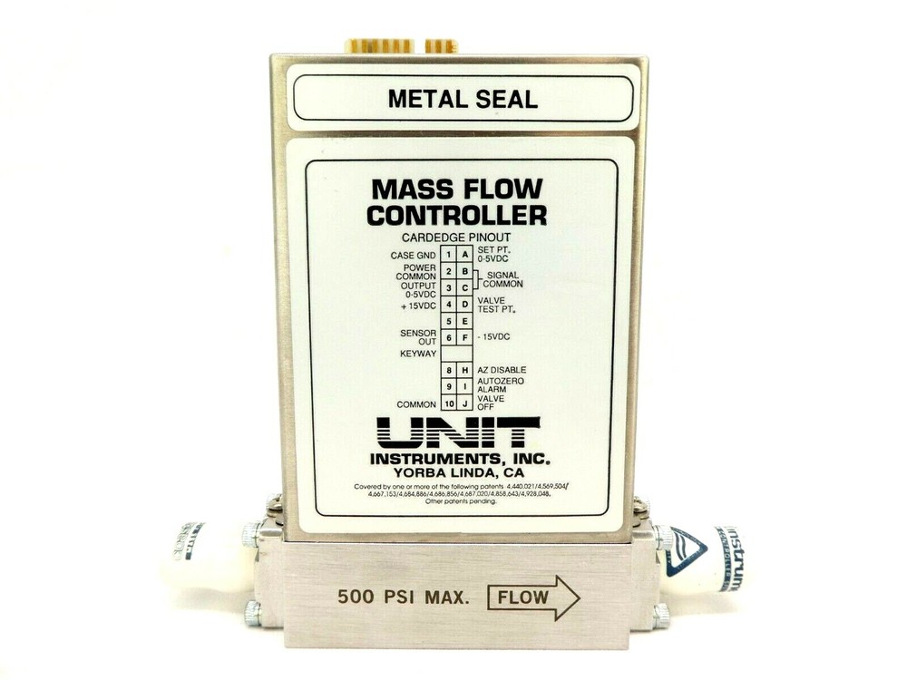UNIT Instruments UFC-8160 Mass Flow Controller MFC 10 SLM H2 8160 Refurbished