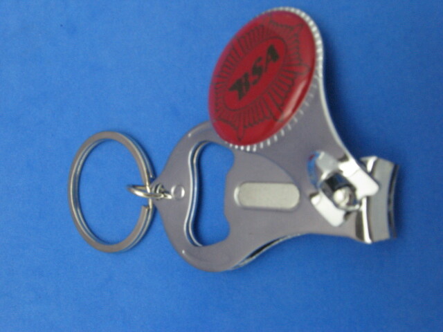 BSA KEY RING NAIL CLIPPER BOTTLE OPENER #276