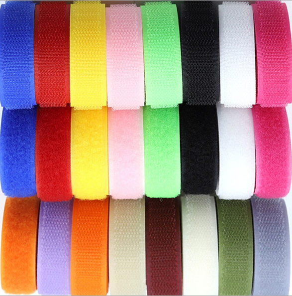 wholesale 2m 20--25mm width multicolor Hook Sew Loop On Fastener Set