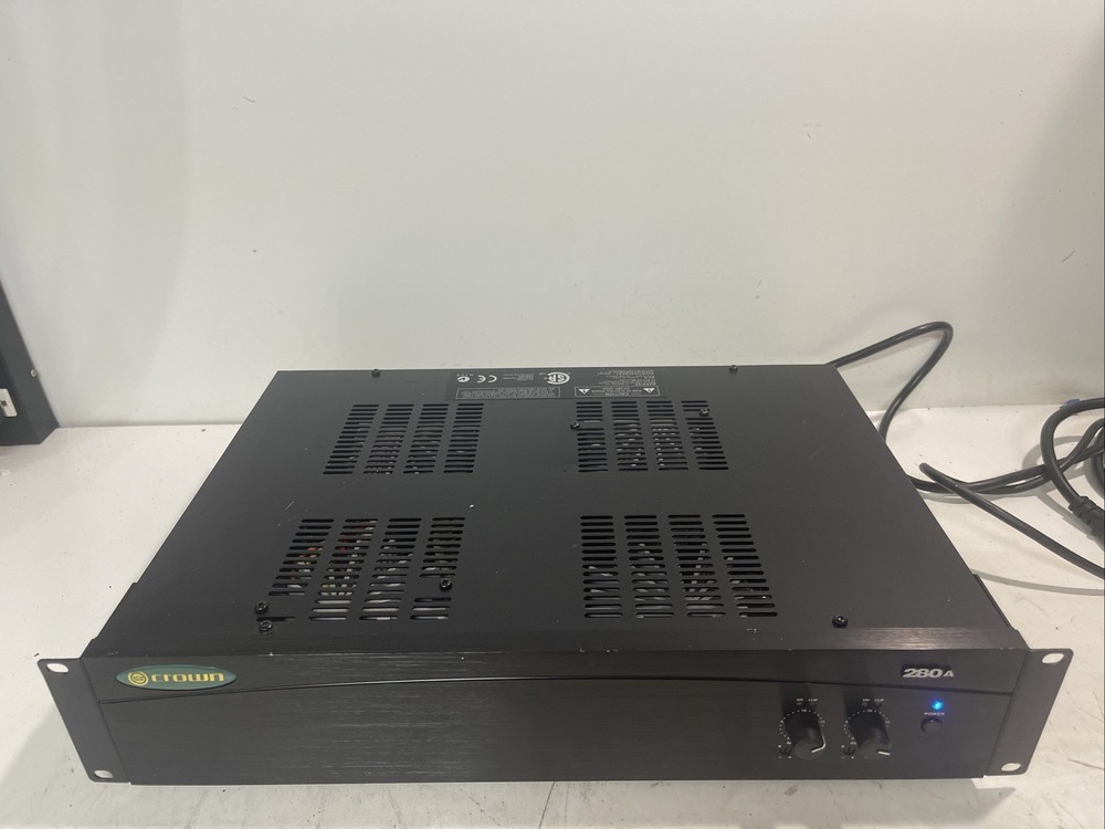 Crown 280 A 2 Channel Stereo Amplifier