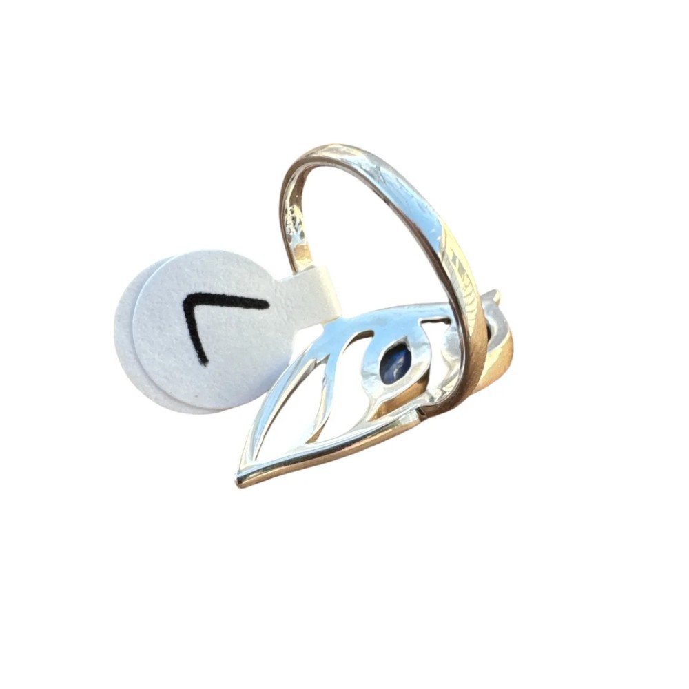 Labradorite Solid 925 Sterling Silver Ring 7