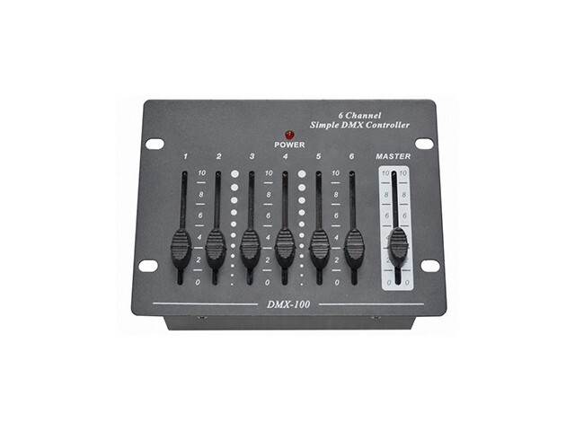 6ch Battery dmx simple controller dmx 512 Lighting Console for Dmx Light Console