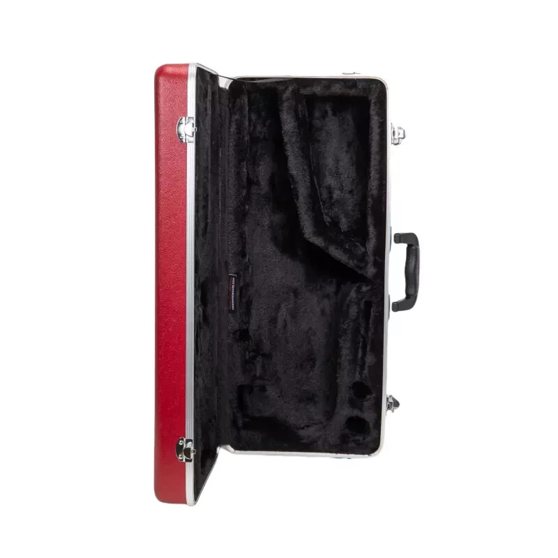 Crossrock Alto Saxophone Case | ABS Molded Hardshell-Red