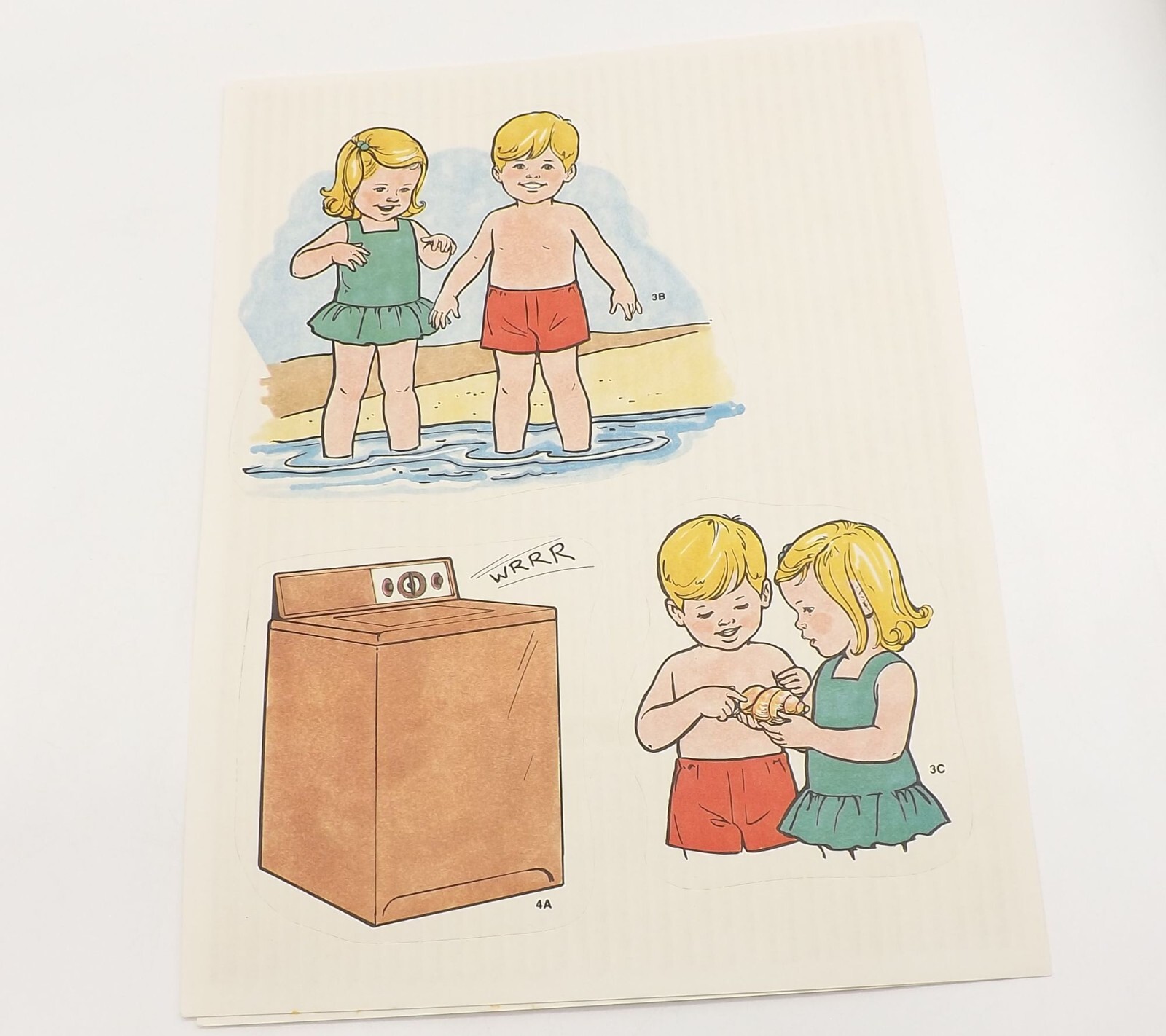 Redi-Cut Living in God's World Felt Flannel Board Pict-O-Story Graph 1970s