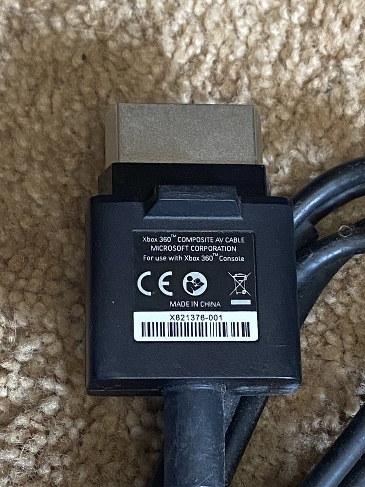 Miscellaneous Cable lot- Xbox 360 Composite AV Cable, Computer, Etc…..