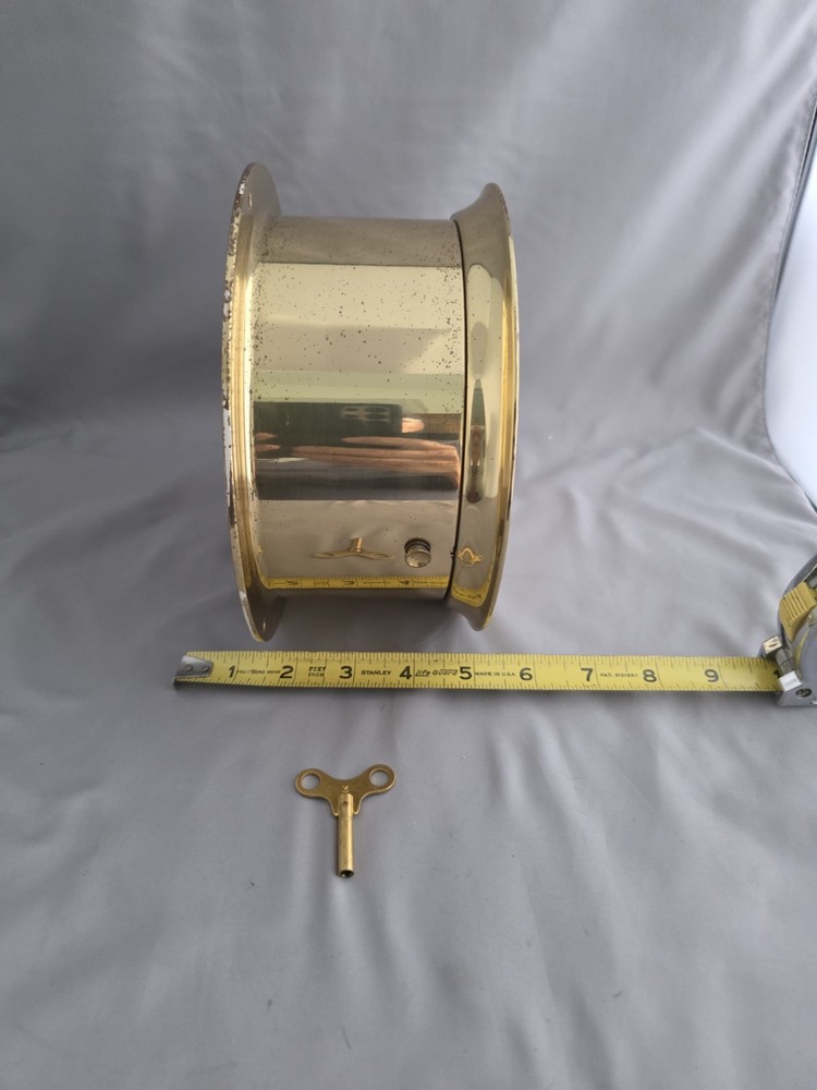 Ships Bell Clock Boston With A Key