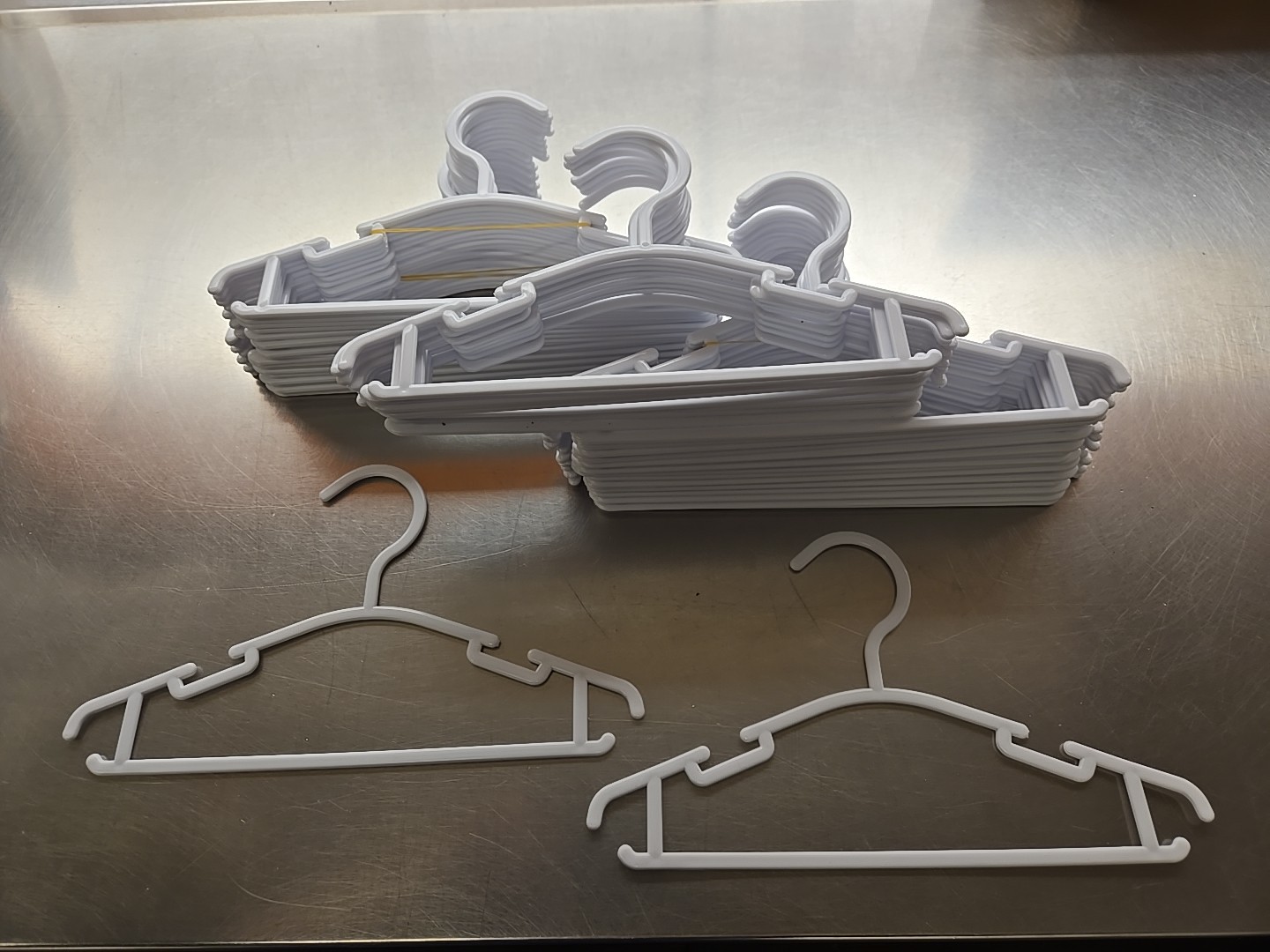 50 Kids Plastic Hangers, Children's Hangers for Baby, Toddler, and Child Clothes