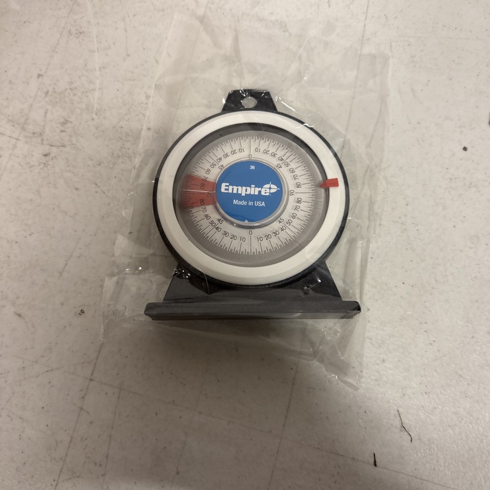 Empire Level 360� Measuring Range, Magnetic Base Dial Protractor