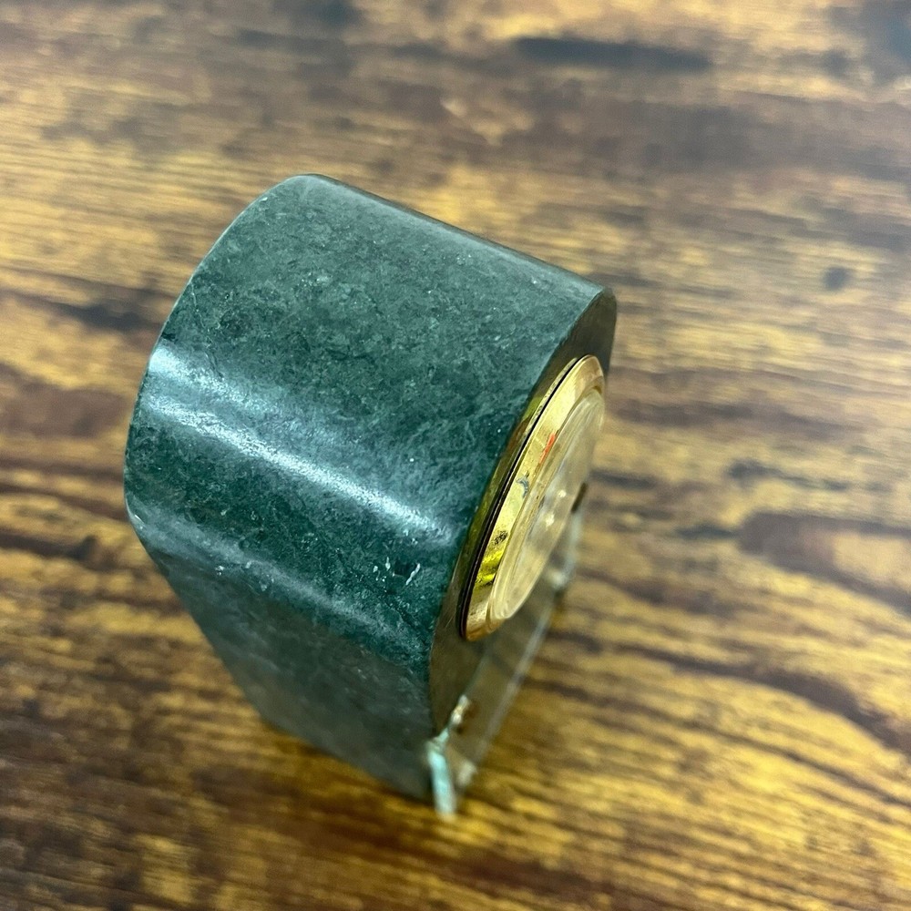 George M. Low Trophy Nasa Thiokol Space Marble Clock Space Operations Program VG