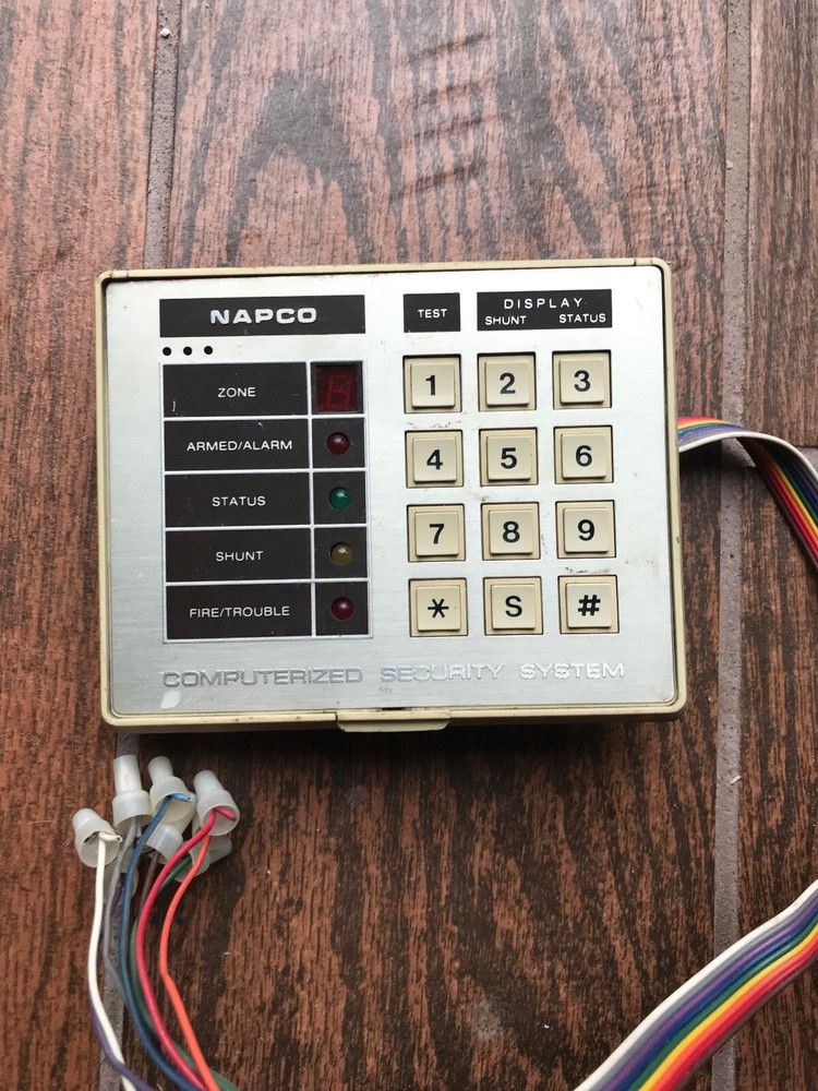 Napco  RP1009 Computerized Security System Keypad "VERY RARE"