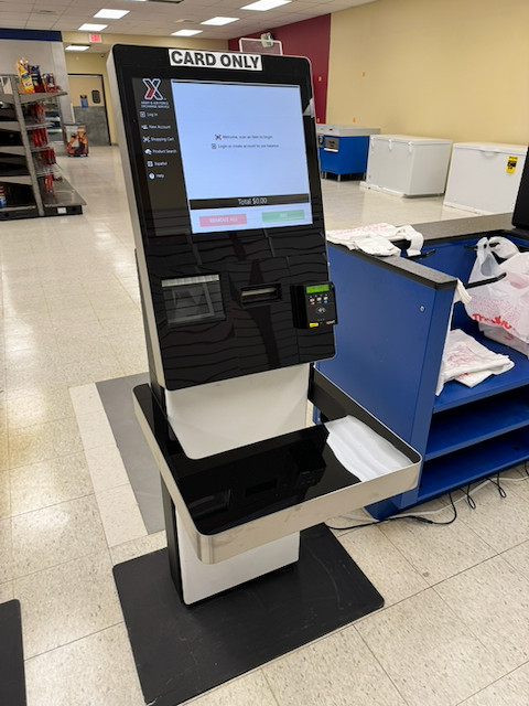 Diebold Nixdorf Beetle Self Checkout Kiosk POS