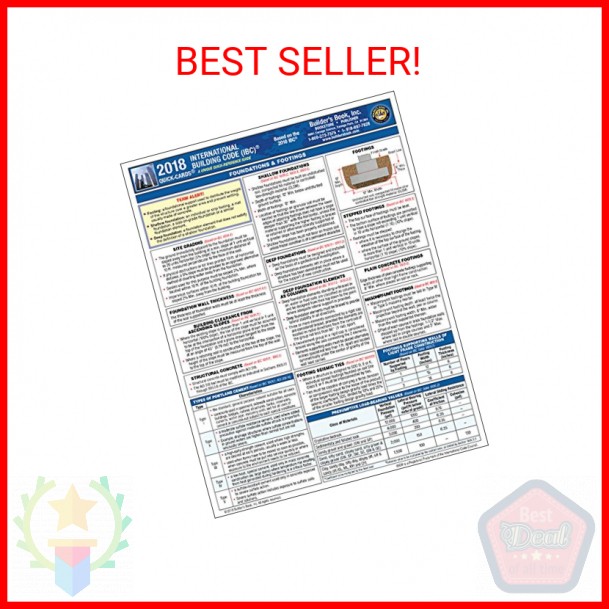 International Building Code (IBC) 2018 Quick-Card