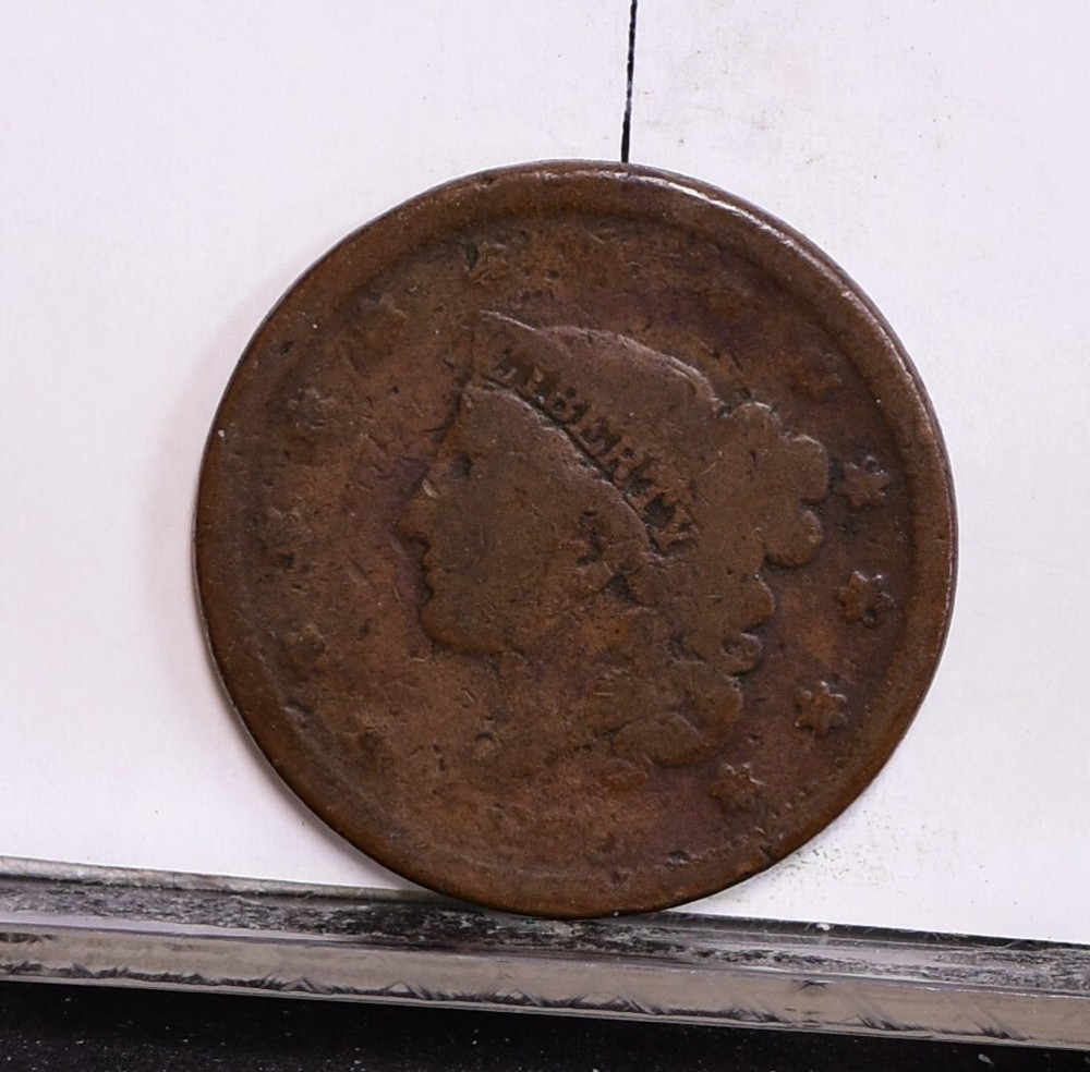 1838 Large Cent - AG (#57167-L)