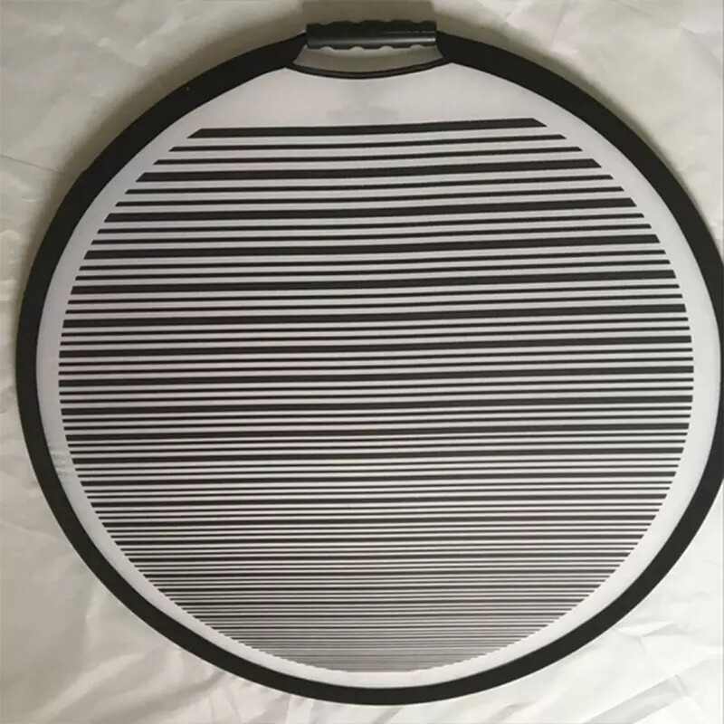 80cm Circular Striped Reflector Boards Foldable Lined Light Dent Pan Check Tools