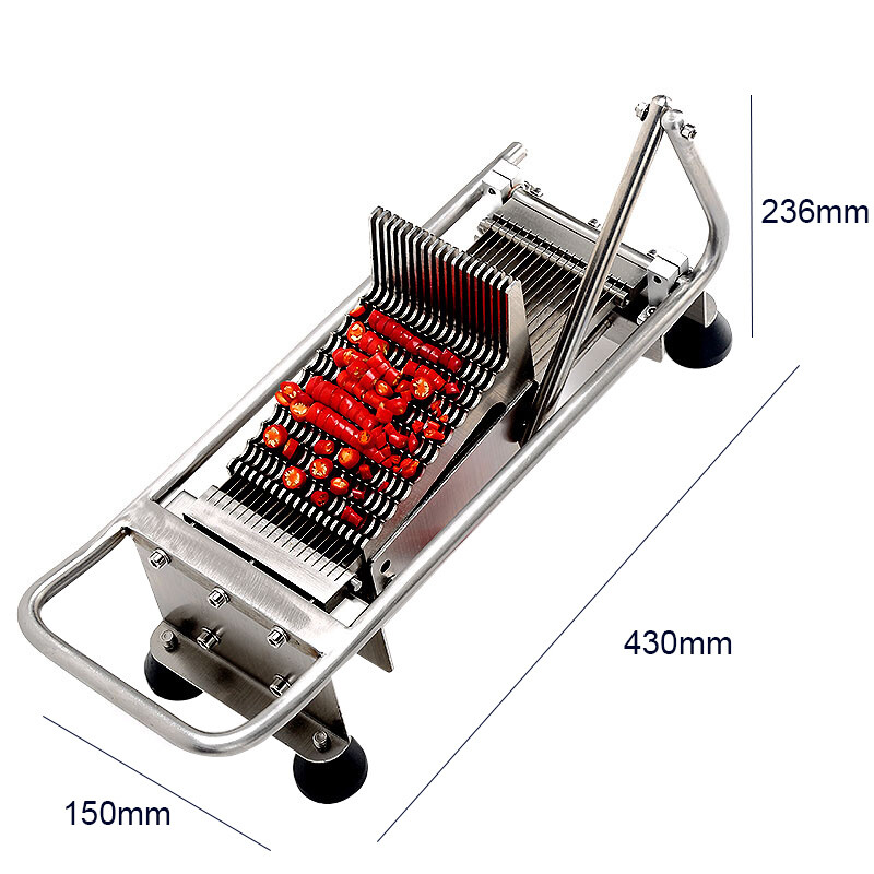 Manual pepper chopping machine machine commercial small pepper cutting machine''