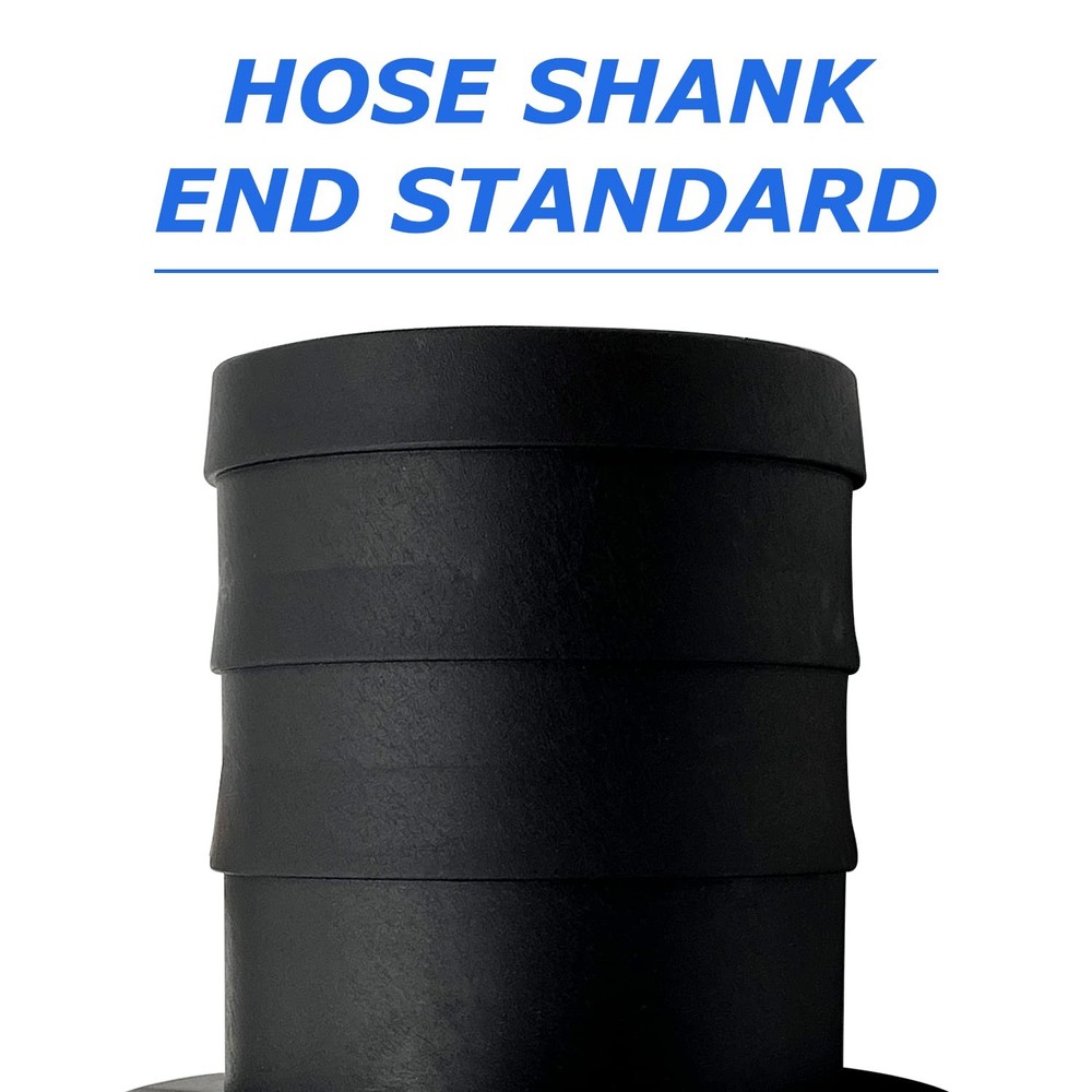 2 PCS 2 inch Type E Poly Plastic Camlock Fitting Male Adapter x Hose Shank