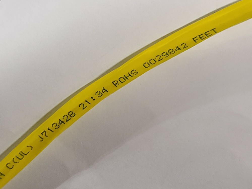 Belden Wire 6304FE 18/6C Shielded Control/Security/Audio Cable CMP Yellow /50ft