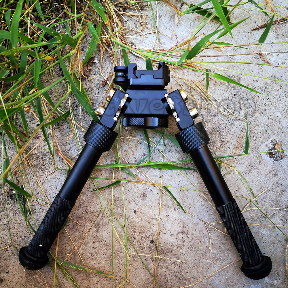 6.5-9in Rifle Bipod Foldable QD Quick Release Pivot Rotating Adjustable Leg V8