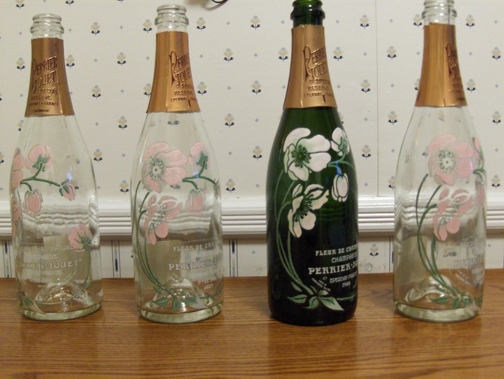 PERRIER JOUET CHAMPAGNE BOTTLES