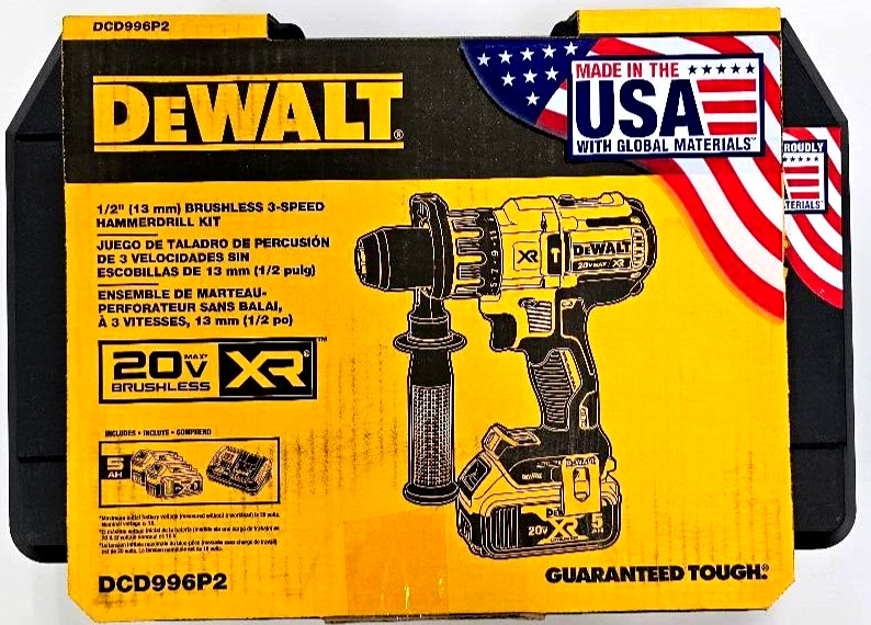 Dewalt CASE ONLY DCD996P2 For 20V DCD996B Hammer Drill, Battery, Charger 20 Volt