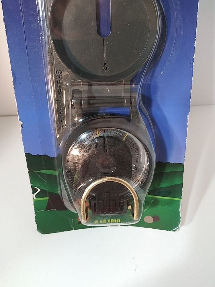 Lensatic Precision Compass Folding Scouting Hiking Outdoors Navigation