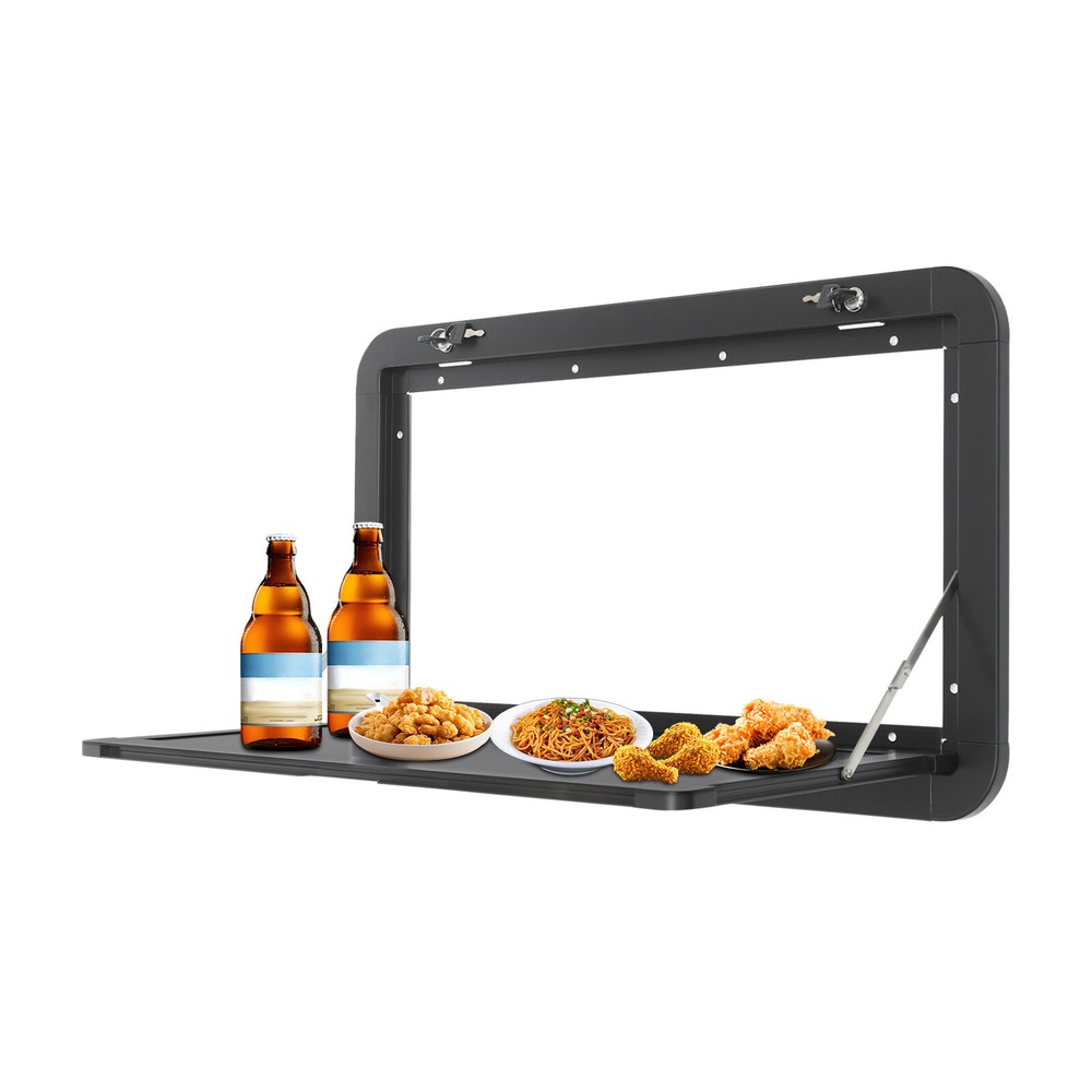 Foldable Rv Dinette Tables Campervan Outside Picnic Wall Mounted Rectangular