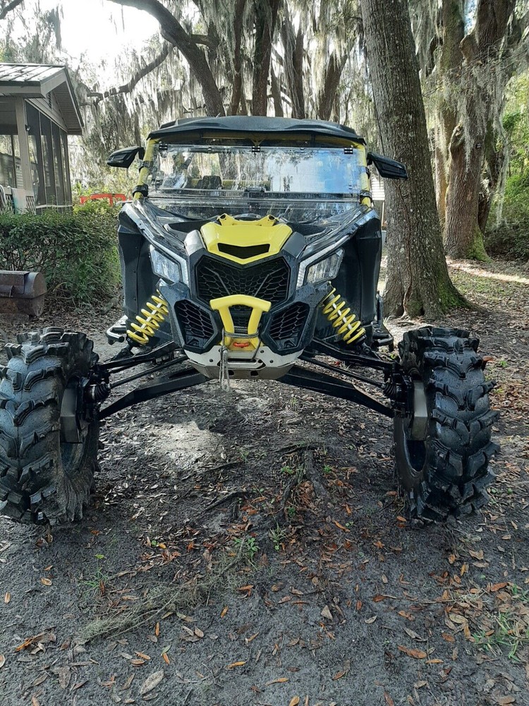 3-IN-1 Front Flip Clear Windshield for Can-Am Maverick X3 Models 2017+