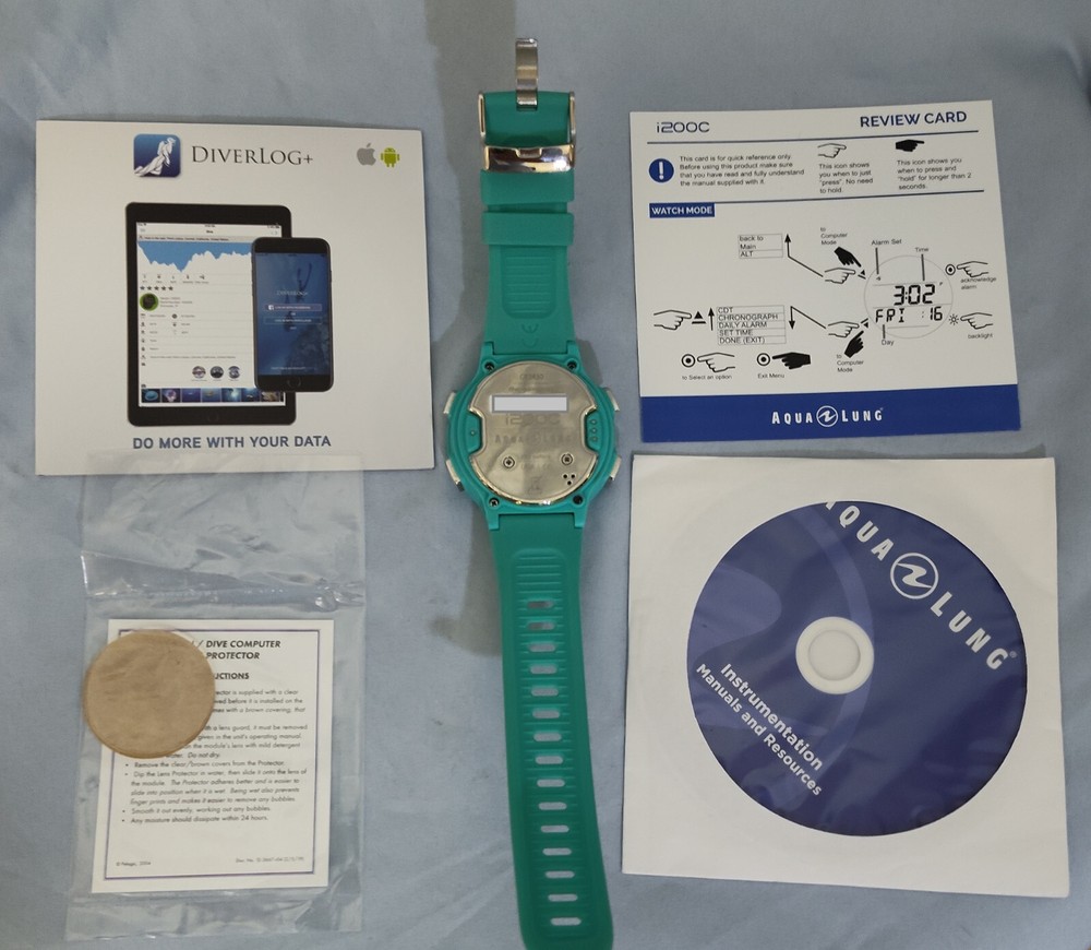 Aqualung I200C Wrist computer Customer Return, Never Wet