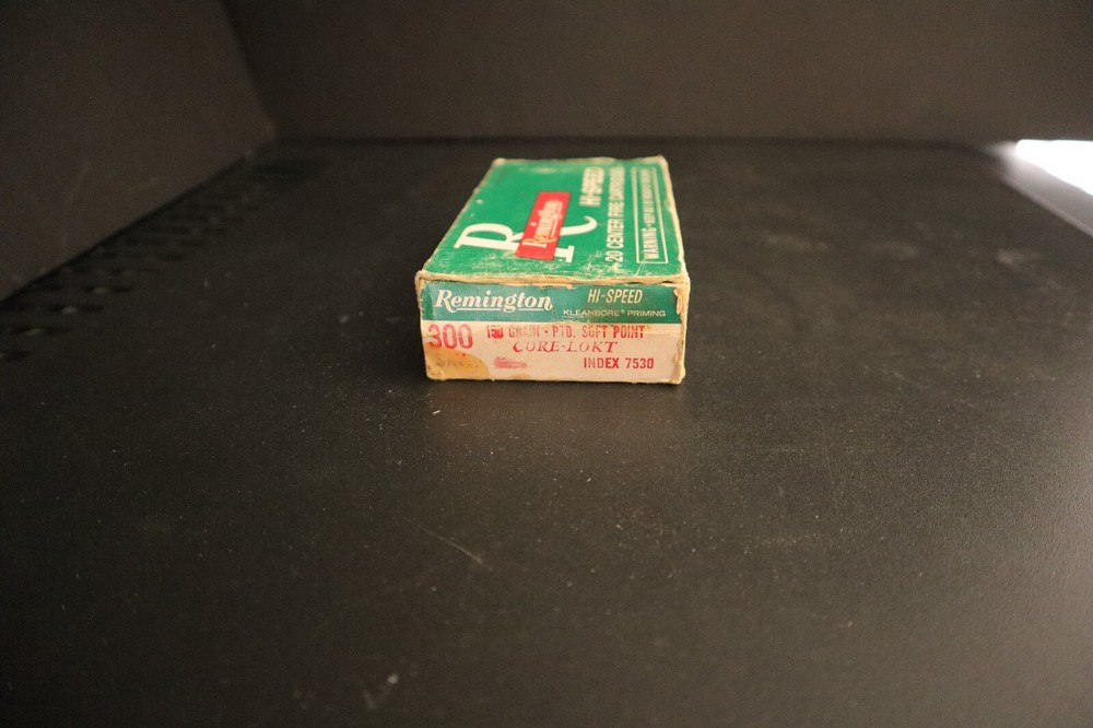 Remington Hi-Speed 300 Savage ammo box (empty)