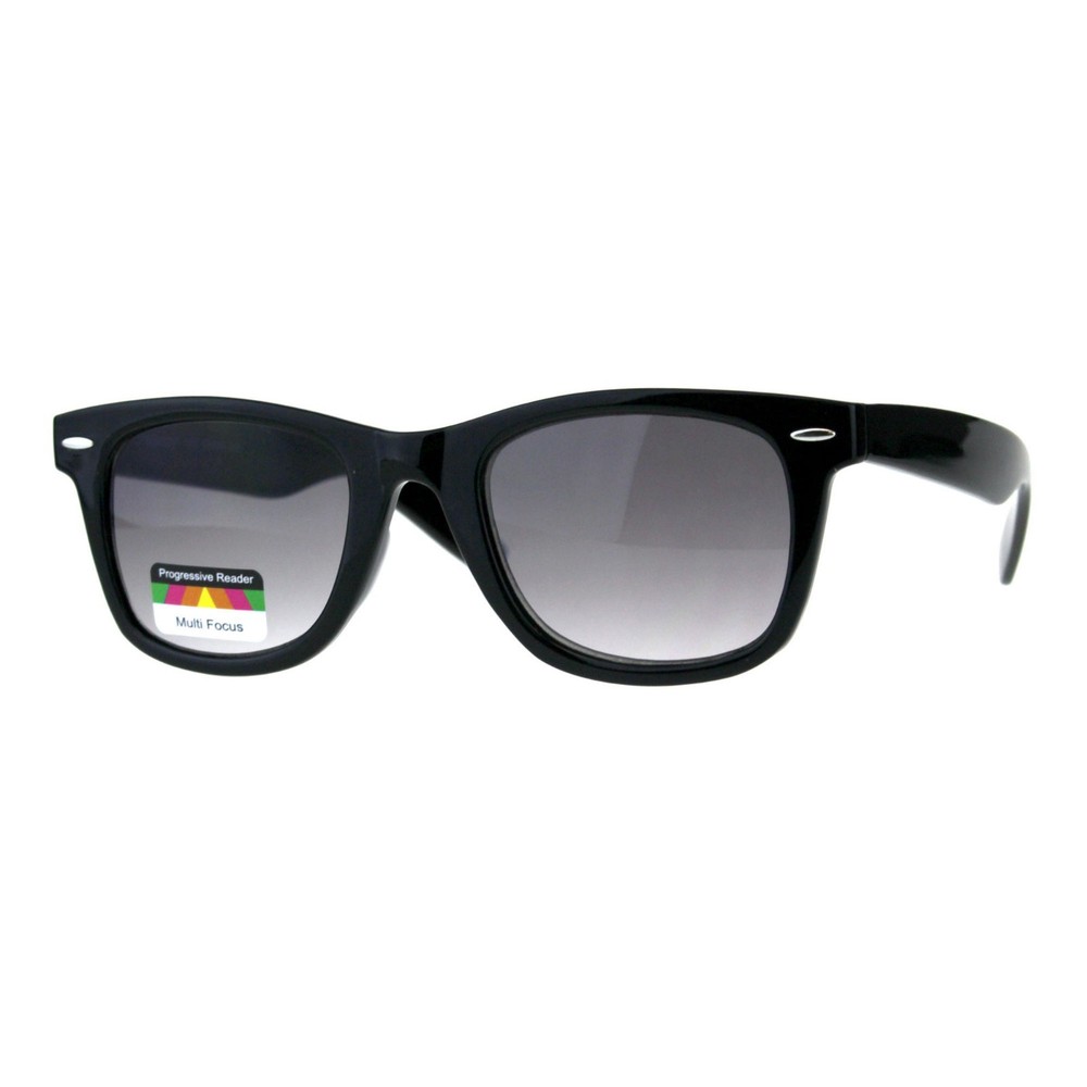 Multi Focus Progressive Reading Sunglasses 3 Powers in 1 Reader Square Frame