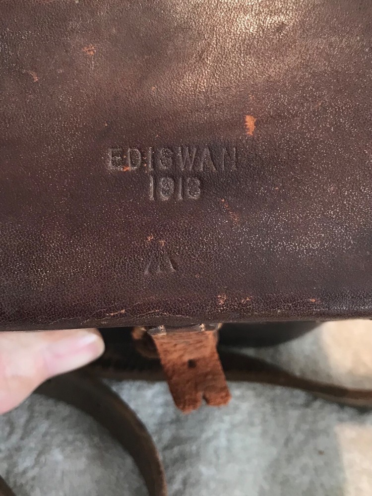 WW1 British Army Galvanometer Leather Carrier Case