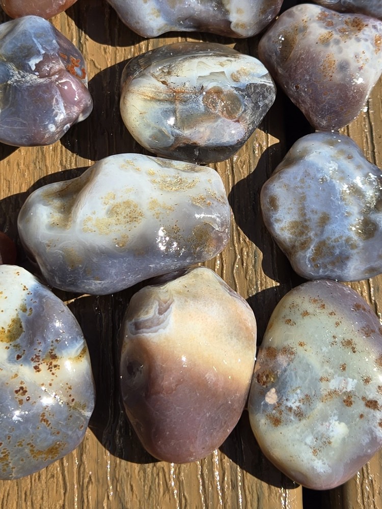 Botswana Agate Selects - UNDERNEATH - Rough, Natural, Not Polished A+ Grade