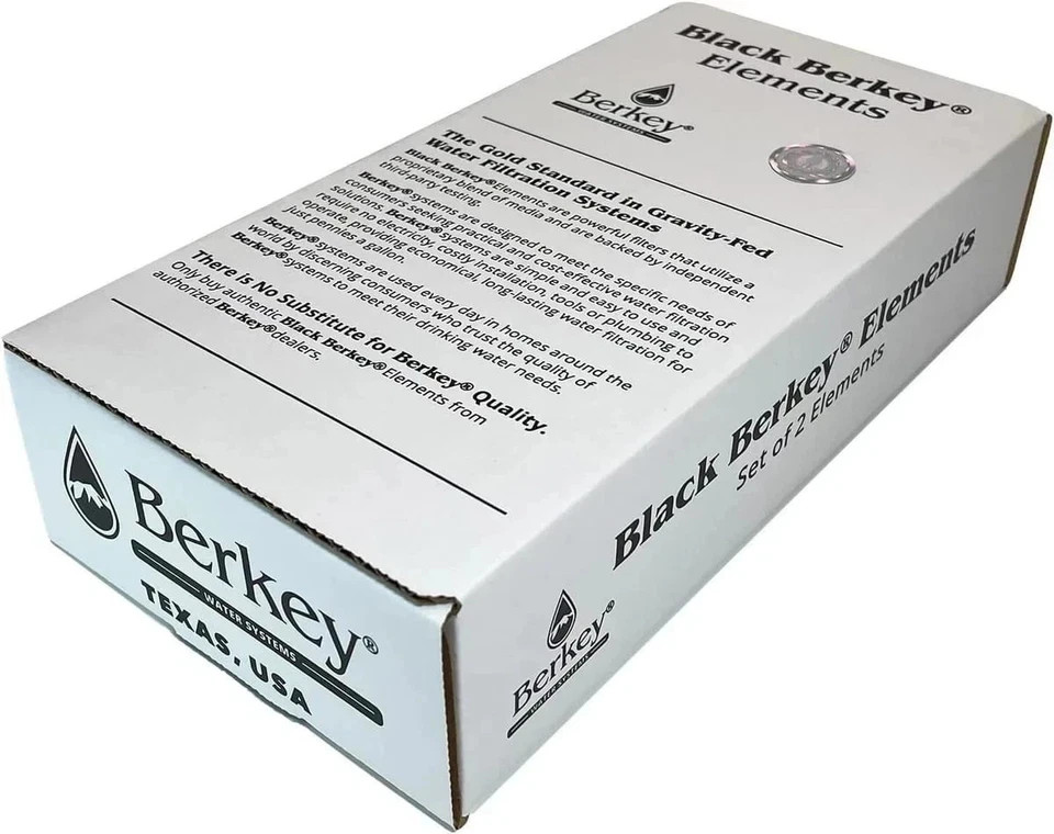 Berkey BB9-2 Authentic Black Purification Elements Water Filter Replacement