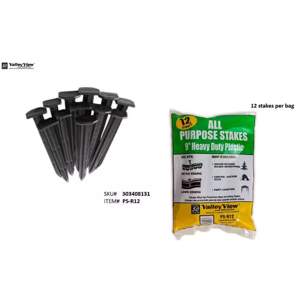 9 In. Poly Stakes