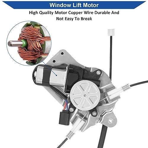 748-975 Front Right Passenger Side Power Window Regulator with Motor