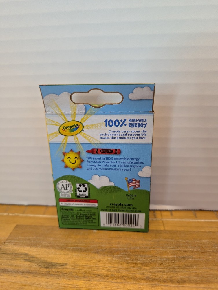 2023 Crayola 24 Count Box Crayons - MINT